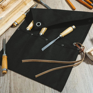 Bán buôn OEM/ODM Chất lượng cao Nhỏ Gọn màu đen sáp vải công cụ cuộn | 4 túi không thấm nước có thể gập lại nặng tổ chức cho - Product Image 6