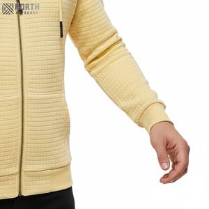 Venta al por mayor de OEM Streetwear Hombres Full Zip Up Hoodies de alta calidad de poliéster de algodón de gran tamaño Streetwear Sudaderas con capucha Hombre - Product Image 3