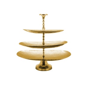 Soporte de exhibición de pastel de un solo nivel, uso de fiesta de cumpleaños o Navidad, soporte de pastel de Metal para servir pasteles, soporte de pastel de Metal con parte superior redondeada - Product Image 2