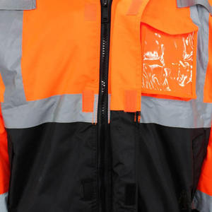Customizable Logo Printed Waterproof <b>Safety</b> Jacket for Adults High Quality Front Zipper with Full Sleeves - Product Image 4