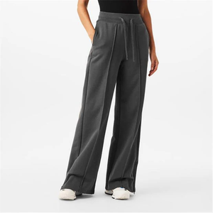 Survêtement d'hiver en polaire chaude pour femmes, noir, jogging d'hiver, sweat-shirt à la mode pour femmes, pantalon de jogging élastique - Product Image 3