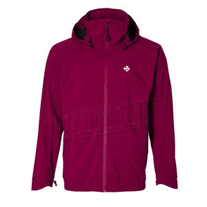 Chaqueta cortavientos impermeable de carcasa blanda personalizada para exteriores, chaqueta ligera de carcasa blanda con capucha para hombre, OEM - Product Image 3