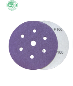 WOLFRIKEN Premium Purple Sanding <b>Discs</b> 7 Hole Grit 40-2000 Hook Loop Auto Wood Wholesale Factory Price ODM OEM - Product Image 3
