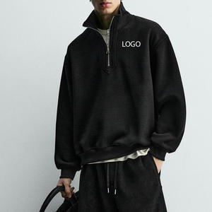 Sudadera Casual con Diseño de Logotipo Personalizado y Mangas Completas para Hombre, Servicio OEM, Precio de Fábrica, Material Transpirable para un Ajuste Relajado - Product Image 1