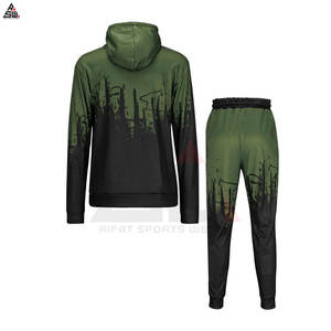 Conjunto Deportivo Unisex de 2 Piezas Blaze Fight Wear, Chaqueta Cortavientos con Cremallera, Ligero, Holgado, de Forro Polar, Transpirable, Invernal, Liso, 100% - Product Image 2