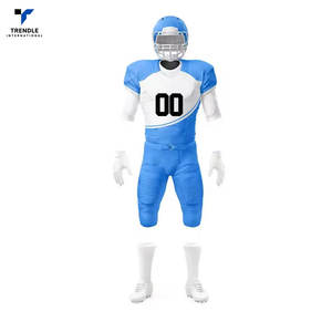 Fabricant d'usine Uniformes de football américain personnalisés à manches courtes et en tissu respirant Dernier design - Product Image 2