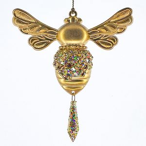 Noël nouvel an printemps décoration mat cuivre peinture acrylique insecte abeille ornement - Product Image 4