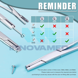 Outil de perçage en acier inoxydable réutilisable personnalisé de haute qualité, durable et sûr, avec poignée antidérapante et pointe de précision pour le perçage des oreilles, du nez et des lèvres - Product Image 4