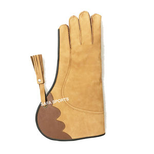 Guantes Profesionales de Cetrería Hechos de Cuero Grueso, Guante Protector Duradero para Entrenamiento de Halcón, Falcón y Águila - Product Image 2
