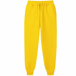 2025 vente en gros nouvelle couleur unie hommes pantalons de survêtement haute qualité Joggers Fitness vêtements de sport décontracté Streetwear pantalons décontractés Gym hommes - Product Image 6