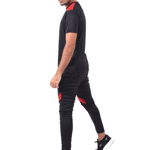 ชุดวอร์มสองชิ้นสำหรับฤดูร้อนพร้อมกางเกงแขนสั้นเสื้อและกางเกงวิ่งชุดวอร์มลำลองน้ำหนักเบาพร้อมผ้าระบายอากาศ - Product Image 2