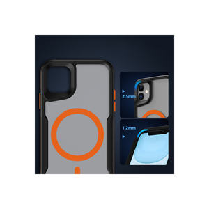 Coque de luxe Lamer Series pour iPhone 12 compatible MagSafe, étui en silicone souple avec protection Airbag - Product Image 3