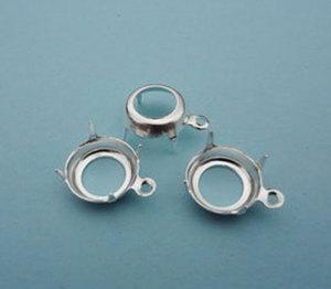 Hot Selling Silver Jewelry Finding CZ Micro Pave Lightning Moon Plane 20mm <b>Pendant</b> - Product Image 1