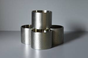 Metal Geometric <b>Circles</b> Dashes Napkin <b>Ring</b> For Wedding Home Restaurant Hotel Table Decor in Bulk Price - Product Image 4