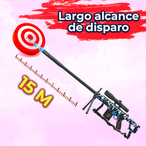 Pistola Idrogel a Lunga Gittata con Mirino Ottico e Silenziatore in Plastica - Product Image 4