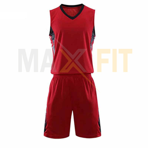 เสื้อเจอร์ซีย์บาสเก็ตบอลพิมพ์ซับลิเมชันตามสั่งโดย Maxfit เครื่องแบบนักศึกษาไซส์ใหญ่พิเศษ - Product Image 4