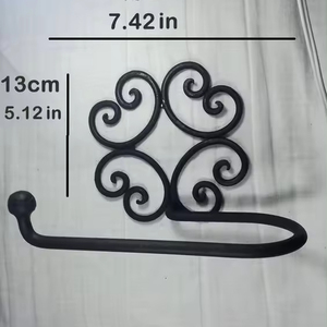 Support mural en métal de style américain en fonte faite à la main BS International, porte-serviettes facile à monter, haute qualité, pour usage domestique, prix raisonnable - Product Image 2