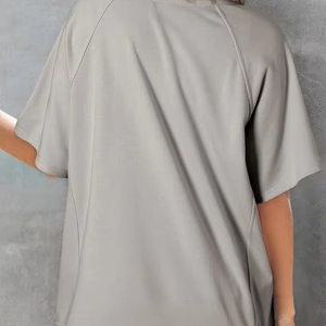 Oversized Printed T Shirts for Women Crewneck Full Sleeve Casual Autumn/<b>Winter</b> <b>Tops</b> Lightweight Loose - Product Image 5