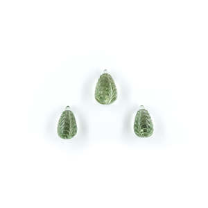 Gema Suelta de Amatista Verde Natural de Alta Calidad 81.30, Tallado Fantasía en Formas de Gota, Trillón, Marquesa y Óvalo, con Diseño Ovalado, Peridoto - Product Image 3