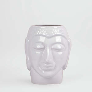 Vase à fleurs Bouddha Calme, design Art Déco chinois, en céramique de luxe, pour table de salle à manger, salon ou bureau, pour la décoration intérieure - Product Image 1