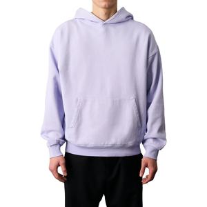 Sudadera con Capucha Personalizada para Hombre, Talla Grande, 100% Algodón, Estilo Lavado Ácido, Ropa Urbana, Otoño, Venta al Por Mayor OEM - Product Image 1