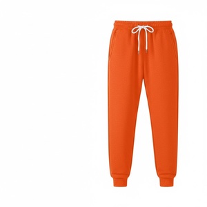 Nouveauté Survêtements orange personnalisés avec logo, survêtements à capuche longs pour femmes, respirants, de style streetwear, pantalons de jogging pour femmes - Product Image 4