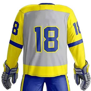 Uniforme deportivo ligero para hockey sobre hielo, jersey transpirable y pantalones duraderos, ajuste adaptable para entrenamientos y partidos - Product Image 6