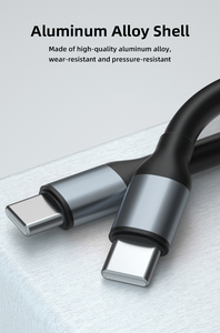 Bán Buôn Chất Lượng Tốt Nhất 1M 2M 3M Nylon Bện USB C Để Loại C Pd 60W Nhanh Chóng Sạc Cáp 20V 3A Sạc Dòng Dữ Liệu - Product Image 4