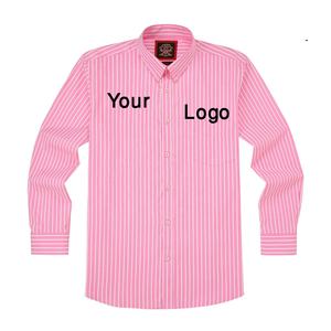 Haute qualité 100% coton hommes Anti-rides respirant formel à manches longues chemises nouveau Style à la mode automne grande taille - Product Image 3