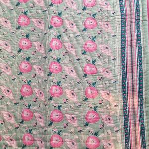 Couette Jaipuri imprimée en coton biologique de haute qualité pour la décoration intérieure - Product Image 3