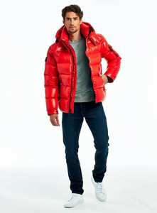 Chaqueta acolchada personalizada de talla grande para hombre, ropa de calle de invierno, chaqueta acolchada personalizada con logotipo en relieve Unisex para hombre de alta calidad - Product Image 2