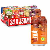 Vietnam Fabriek 330ml (11.1 Fl Oz) VINUT Natuurlijk Fruit Dadel Sap Drank Gevuld Suiker-Vrij Drankje Private Label