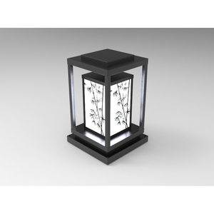 DNT.002.02 Lampe solaire LED de jardin haut de gamme 30W RGBW, corps en aluminium, blanc chaud, alimentation AC/DC/électrique, certifiée pour l'aménagement paysager - Product Image 4