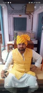 Turban indien Rajasthani en coton imprimé Safa Pagri Barati Lehariya pour hommes casquettes de fête casquettes de mariage - Product Image 3