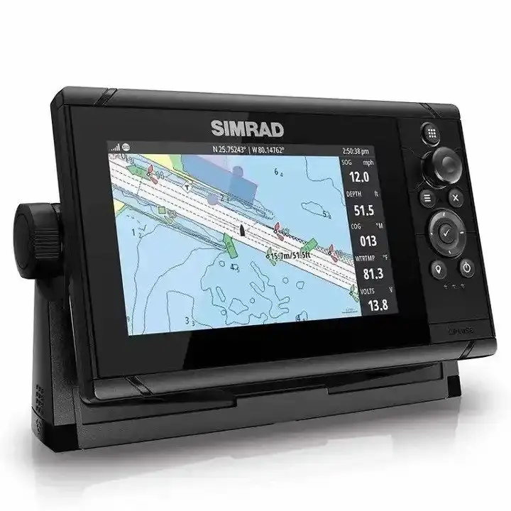 Simrad Cruise 7-7นิ้ว GPS chartplotter ด้วยเครื่องแปลงสัญญาณ83/200โหลดไว้ C-MAP แผนที่ชายฝั่ง