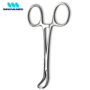 1 pièce Pince à pansements chirurgicaux dentaires 90 mm en acier inoxydable, instrument médical orthopédique - Product Image 4