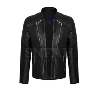 Chaqueta de Invierno para Hombre de Cuero Genuino de Alta Calidad, Diseño Transpirable, Colores y Logotipo Personalizables, Moda Urbana - Product Image 1