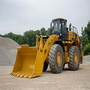 Chargeuse sur pneus Caterpillar 966H d'occasion, pelle frontale d'origine CAT, machine de chargement sur roues à vendre - Product Image 3