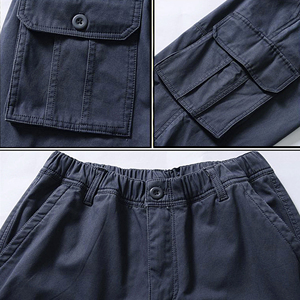 Pantalones Cargo cómodos y elegantes para hombre, ropa informal de moda de alta calidad, pantalones sostenibles, pantalones de diseño de cintura media para hombre - Product Image 5