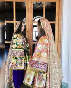 Da donna tradizionale <span class=keywords><strong>abito</strong></span> <span class=keywords><strong>lungo</strong></span> fantasia stampato Vintage Casual da donna Kabul Pathani Maxi abiti da donna di danza del ventre - Product Image 2