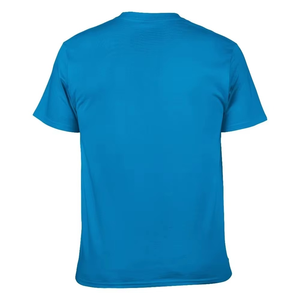 T-shirt basique en coton uni pour homme, respirant, en gros, fabrication OEM - Product Image 2
