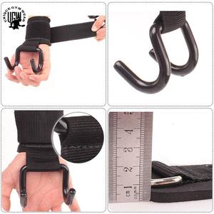 Correas de Agarre para Barra con Logotipo Personalizado, Unisex, de Acero, con Gancho para Levantamiento de Pesas, con Material Plástico para Entrenamiento de Peso Muerto - Product Image 6