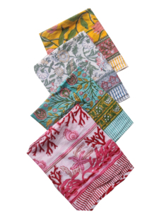 โสร่งผ้าฝ้าย100% พิมพ์ลายทำด้วยมือสไตล์อินเดียผ้าโสร่งชายหาดสำหรับผู้หญิงผ้าโสร่งผ้าฝ้ายแบบพันรอบ - Product Image 3