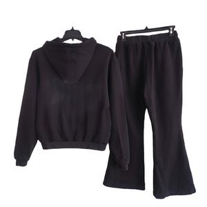 Conjuntos lavados con ácido, venta al por mayor, chándales de algodón 100%, sudaderas con capucha transpirables para hombre para primavera y otoño - Product Image 6