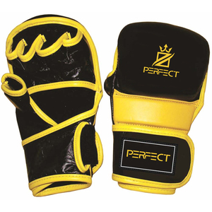 ถุงมือมวยหนังสำหรับผู้ใหญ่ถุงมือฝึกต่อสู้แบบมืออาชีพ - Product Image 6