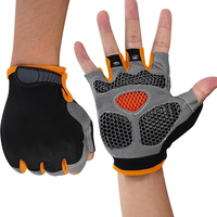 Guantes de Carreras Unisex Personalizados de Piel Sintética con Almohadilla de Gel, Transpirables, Antideslizantes, con Correa Ajustable, Gran Venta