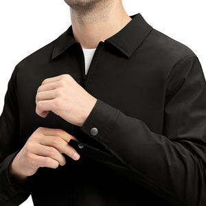 Chaqueta Cortavientos Ligera Impermeable de Alta Calidad con Cuello Camisero para Hombre, Logotipo Personalizado, Estilo Clásico para Uso en Exteriores - Product Image 2