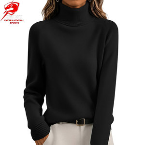 Stylish WearsWomen <b>Turtleneck</b> <b>Sweater</b> Classic High Neck Design Cozy Knit Fabric Modern Collection For Best Sale - Product Image 1