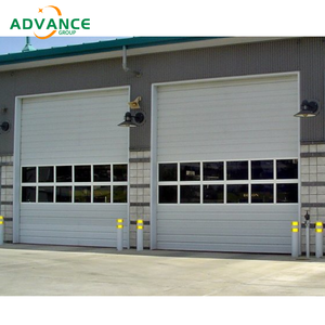 <span class=keywords><strong>Porte</strong></span> sectionnelle en acier galvanisé ignifuge avec petite <span class=keywords><strong>porte</strong></span> pour usine de fabrication stockage d'atelier <span class=keywords><strong>porte</strong></span> industrielle durable - Product Image 1