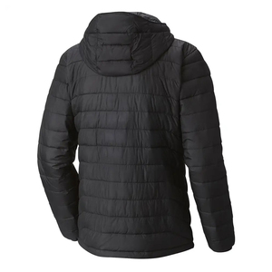 Veste en laine matelassée pour hommes la plus vendue avec capuche rembourrée Bubble Puffer Windproof Winter Bomber Zipper Front and Logo-High Street - Product Image 4